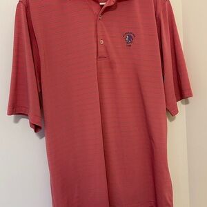 Men's Donald Ross Red Golf Club Polo Shirt